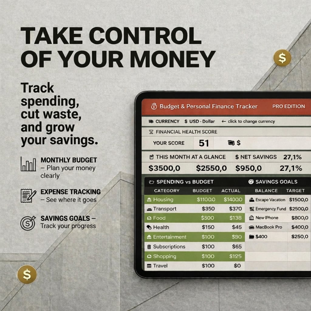 Budget & Personal Finance Tracker